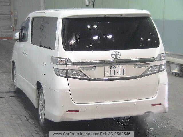 toyota vellfire 2012 -TOYOTA 【青森 311ｻ1111】--Vellfire ANH25W-8037383---TOYOTA 【青森 311ｻ1111】--Vellfire ANH25W-8037383- image 2