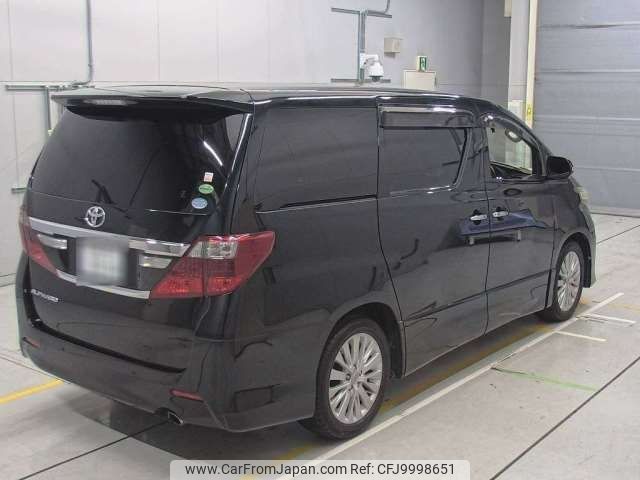 toyota alphard 2012 -TOYOTA 【名古屋 999ｱ9999】--Alphard DBA-ANH20W--ANH20W-8221528---TOYOTA 【名古屋 999ｱ9999】--Alphard DBA-ANH20W--ANH20W-8221528- image 2