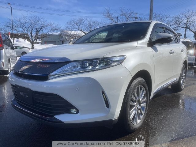 toyota harrier 2020 -TOYOTA--Harrier DBA-ZSU65W--ZSU65-0037870---TOYOTA--Harrier DBA-ZSU65W--ZSU65-0037870- image 1