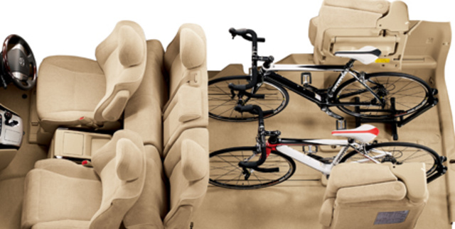 toyota alphard bike rack