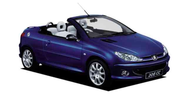 Peugeot 206 Cc Midnightblue Specs, Dimensions and Photos | CAR FROM JAPAN