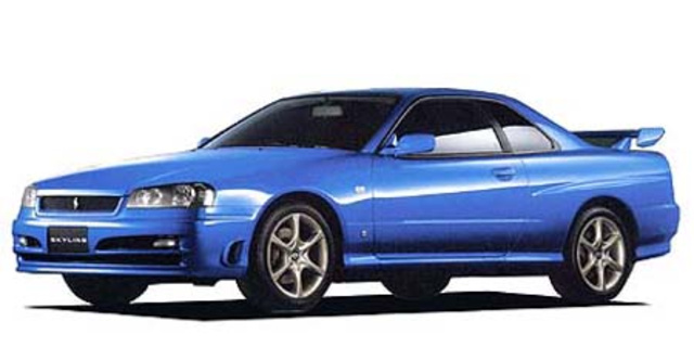 Модель Nissan skyline 25gt turbo (er34) - blue