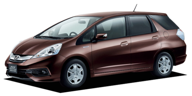 HONDA FIT SHUTTLE ダークアンバー・メタリック (CS) Honda Fit Shuttle Hybrid Hybrid-c Specs, Dimensions and Photos