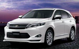 Toyota Harrier has an luxury curve exterior Toyota Harrier 2015 review