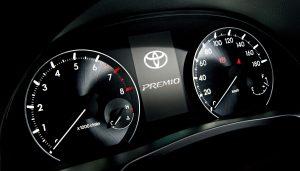 Powerful engine is a strong point of this vehicle Toyota Premio 2016 dashboard