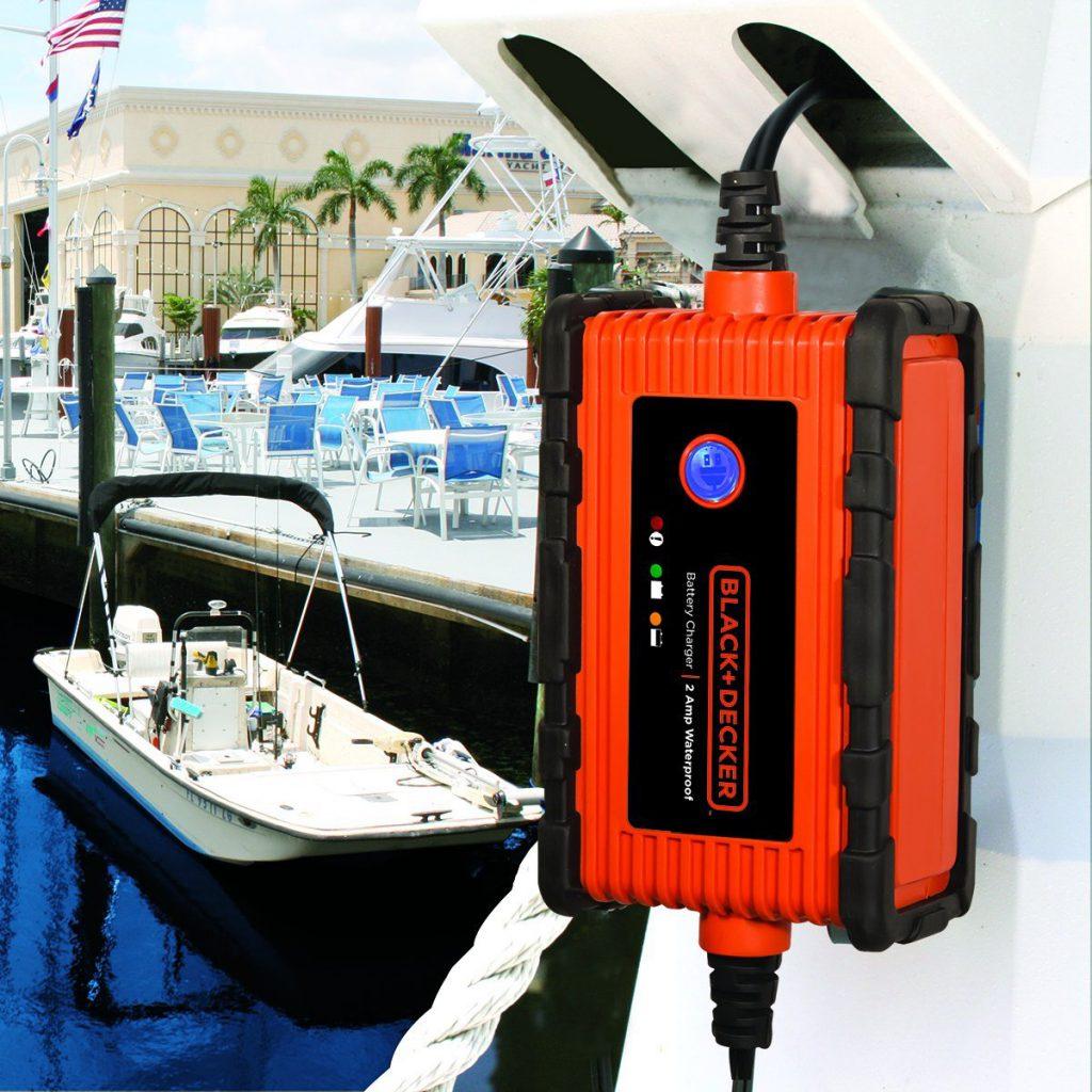 BLACK+DECKER BC2WBD 2 Amp Waterproof Automatic Battery Charger / Maintainer
