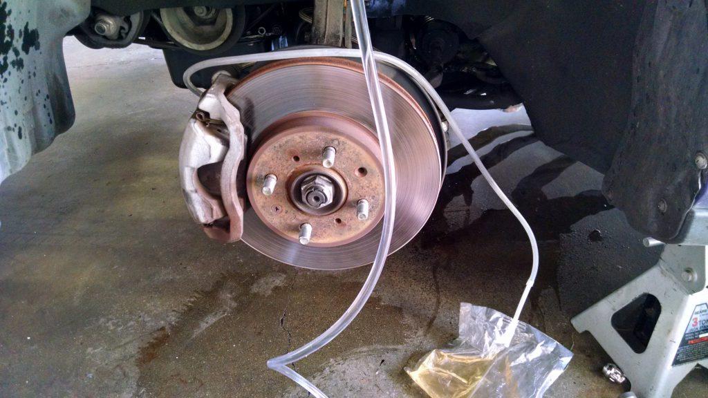 Fill up the cylinder with fluid is important How to bleed brakes