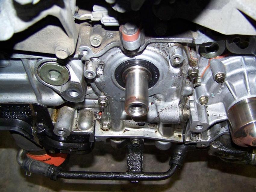 2012 chevy equinox oil pump location