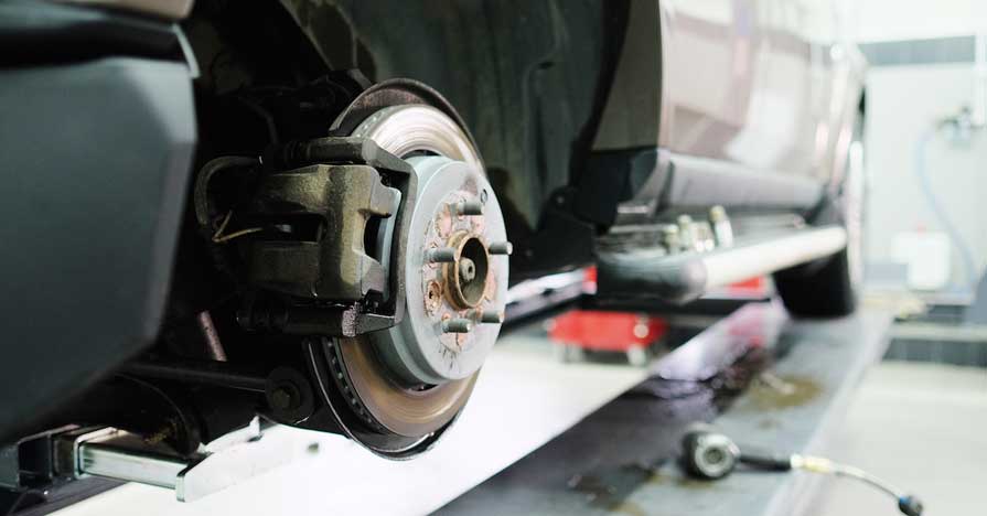 Overheated brake pads car smells