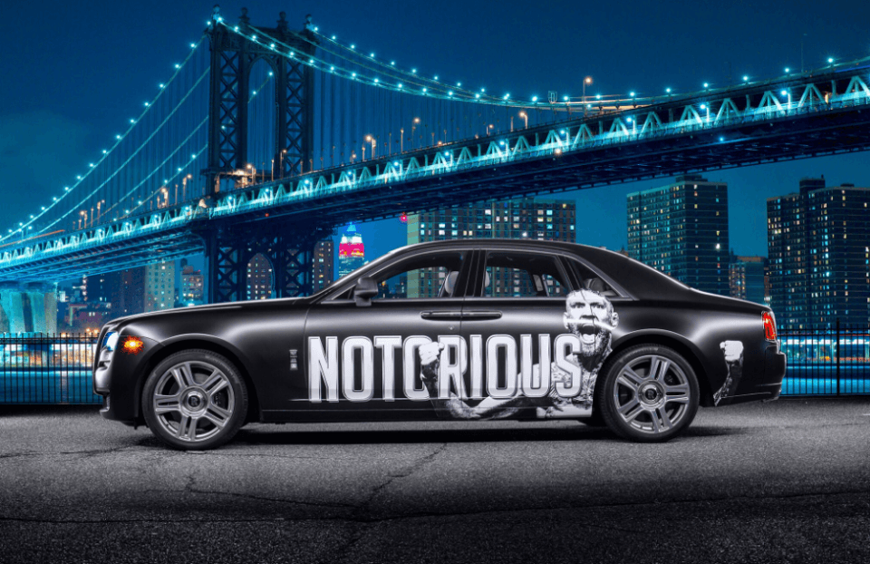 McGregor's Rolls-Royce Ghost. luxury cars