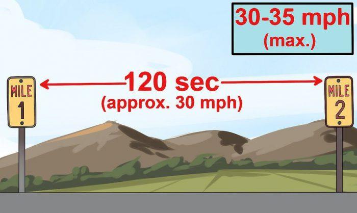 To make sure you can survive the fall, assess car speed before jumping calculate car speed
