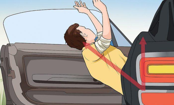 It is recommended to jump off at a 45 degree angle from the rear of the vehicle jump angle of car