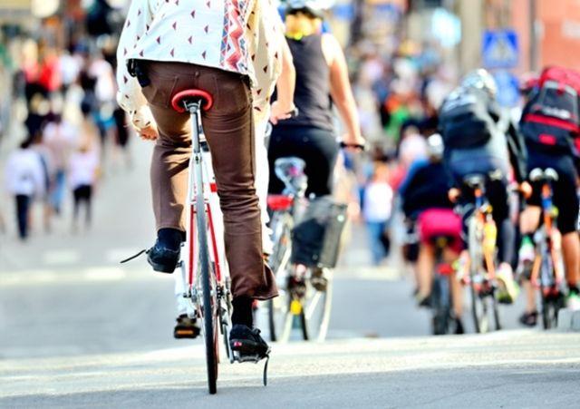 Drive less with occasional bike riding. green driving