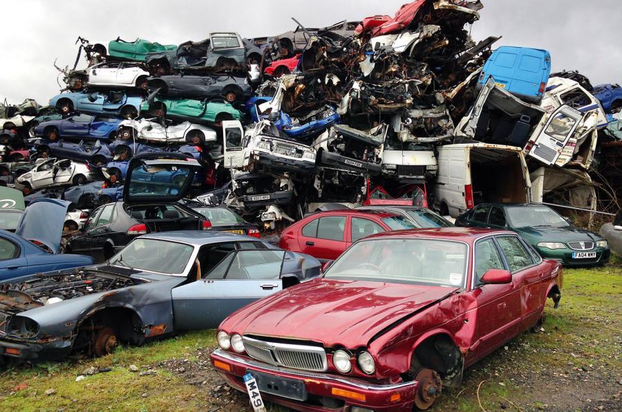 Some cars will go to the junkyards. flooded cars