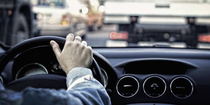 Pay attenion to the wheel and the road. Defensive Driving Techniques