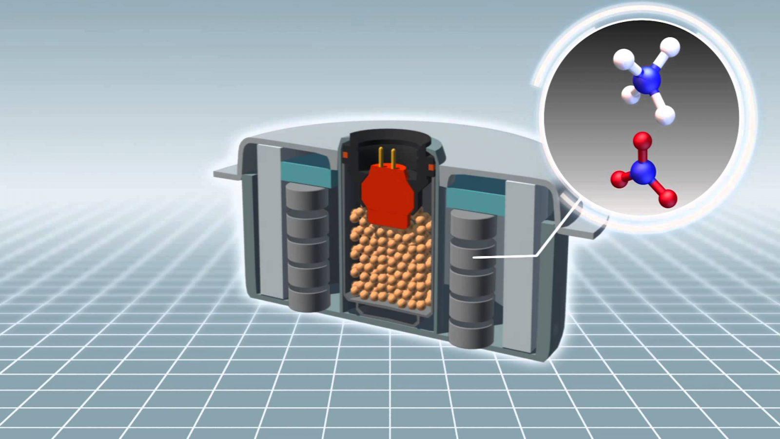 When accident happens, this mixture will blow the airbag airbag propellant