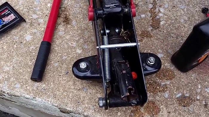 Change the fluid when it's dirty. changing hydraulic fluid