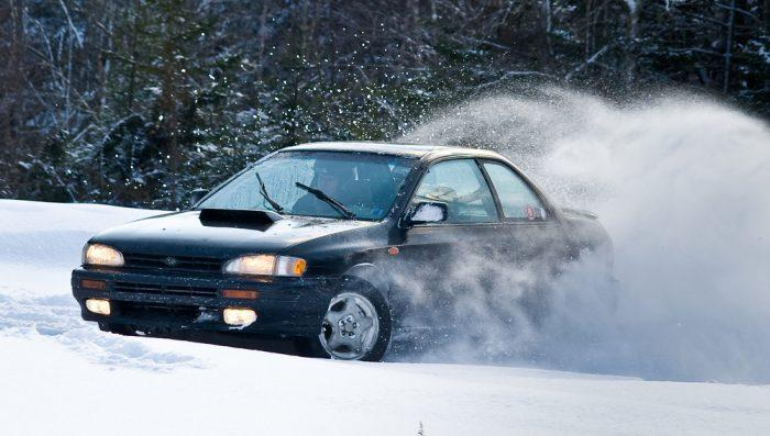 Keep your calm to steer out of danger. steer into the skid