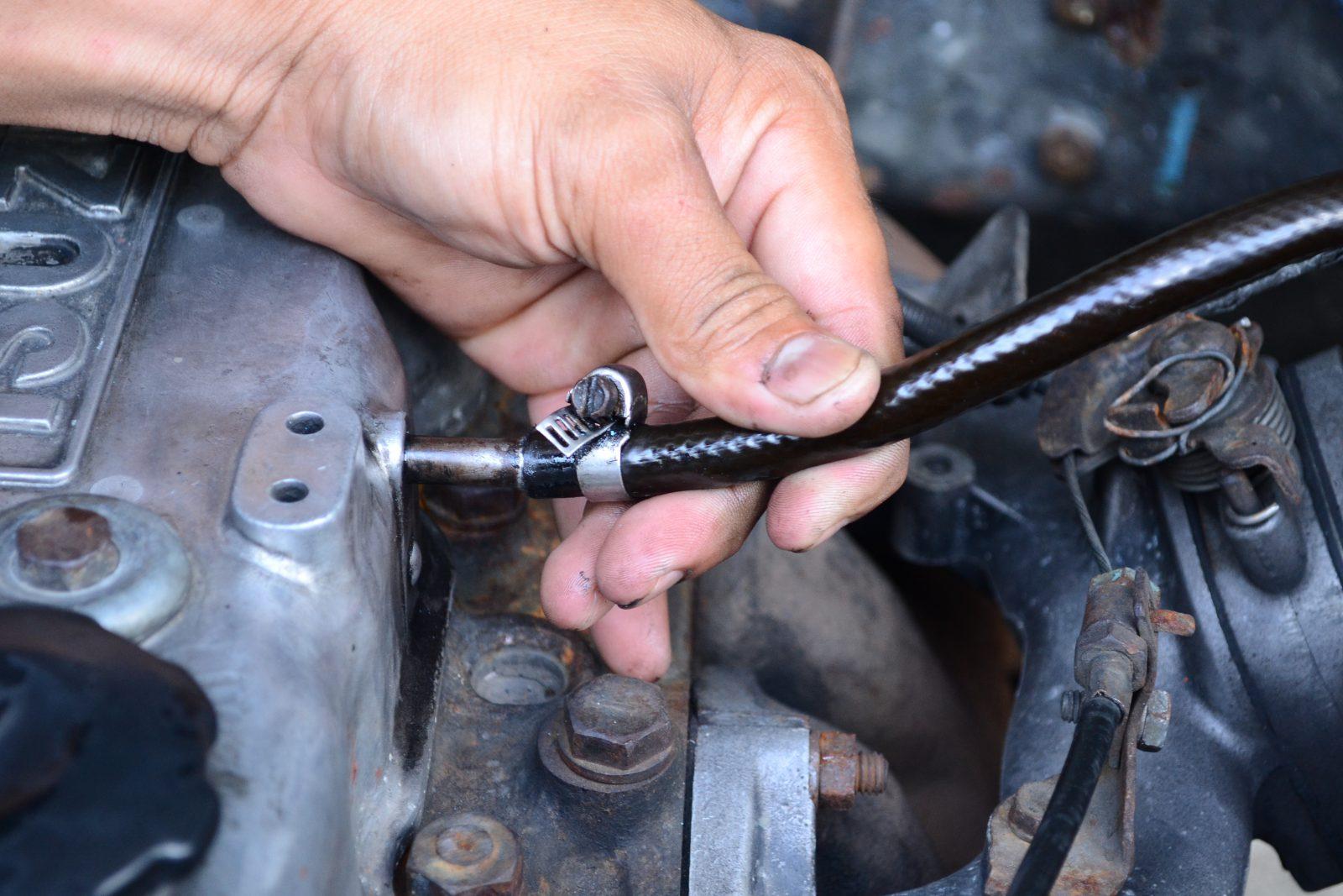 Broken hose can be the reason making car shakes when stopped vacuum hose car shakes when stopped