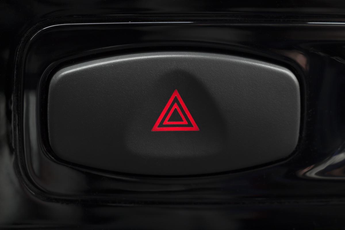 The hazard lights can be activated by this button Driving With Hazard Lights Flashing