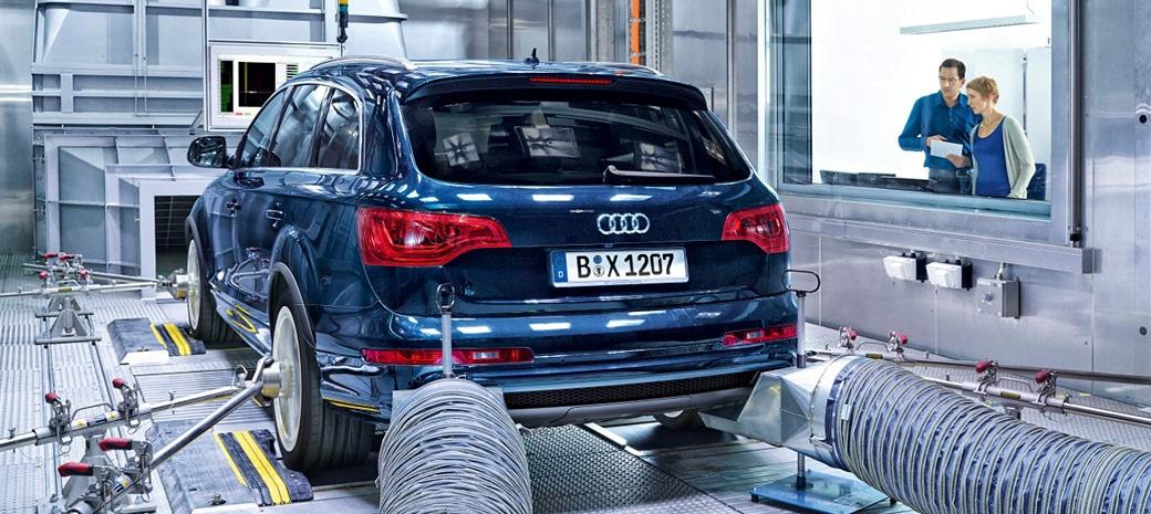 The researchers check plenty of parameters in a car. Automobile testing