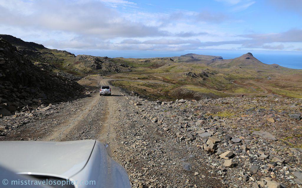 Driving on rough roads causes bad wheel bearing noise.