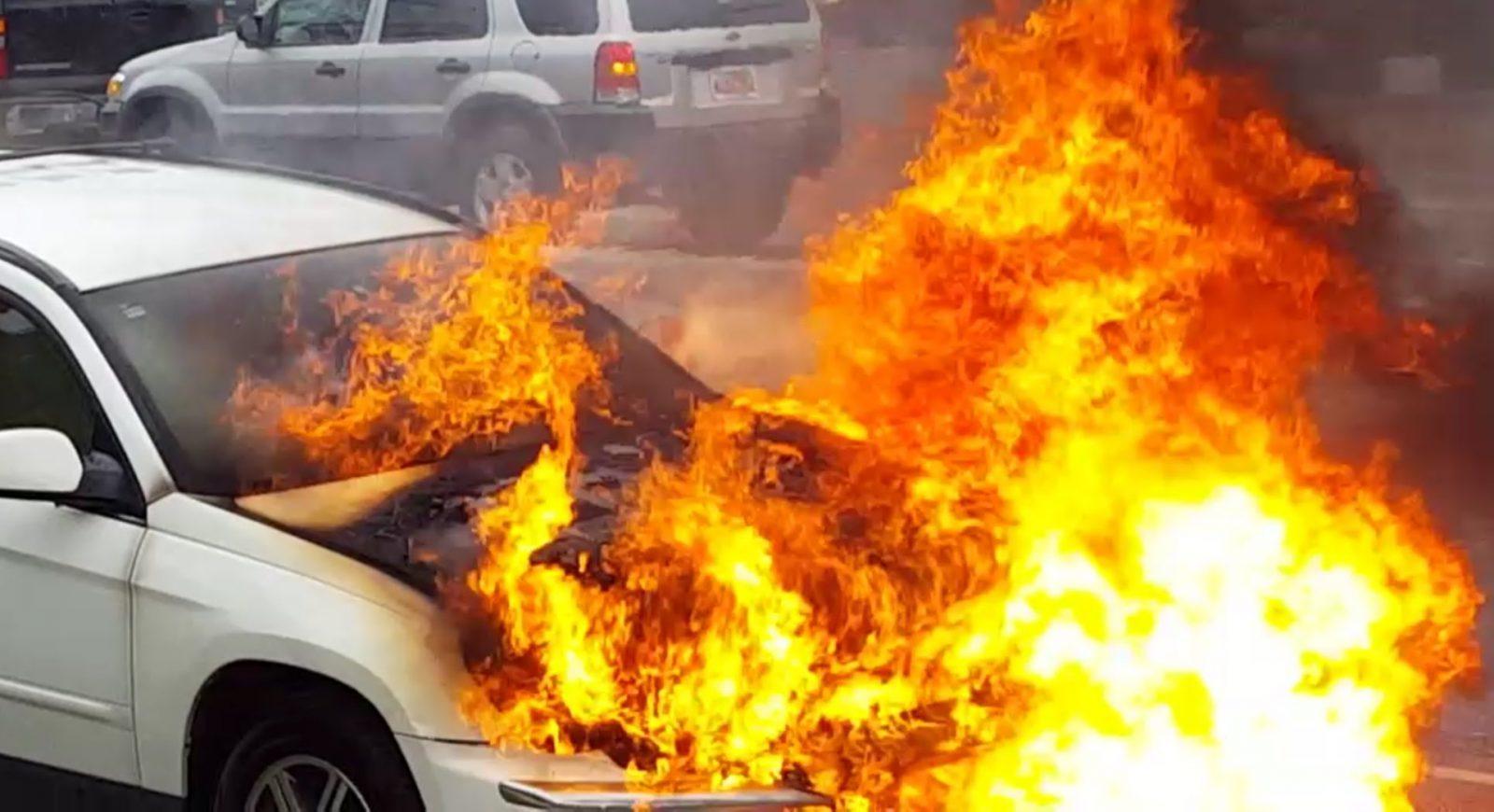 Impact can cause car fires car fires
