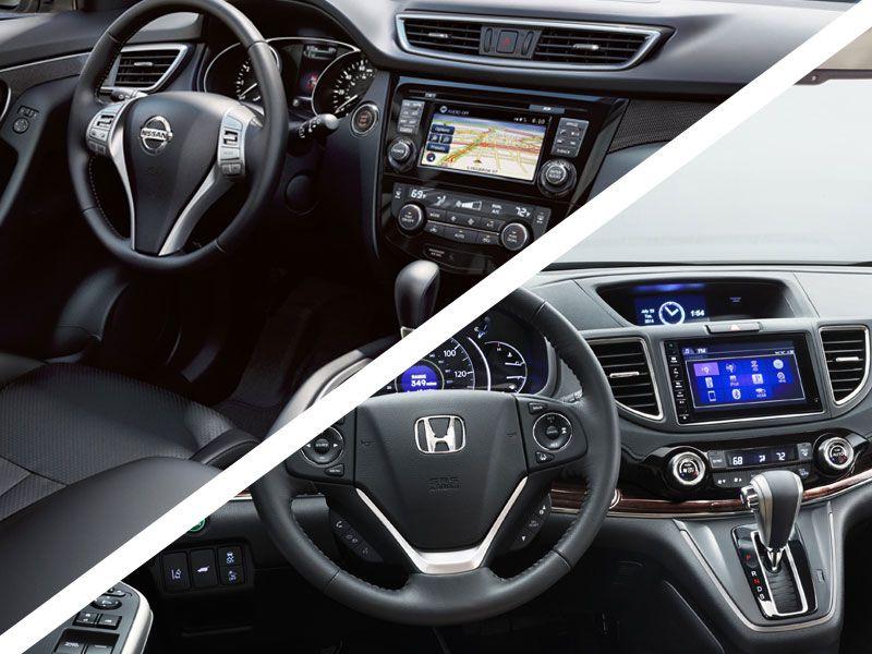 CRV's engine performance is slightly better. nissan rogue vs honda crv