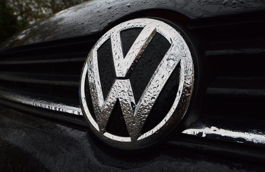 Volkswagen car logo indication Volkswagen car logo