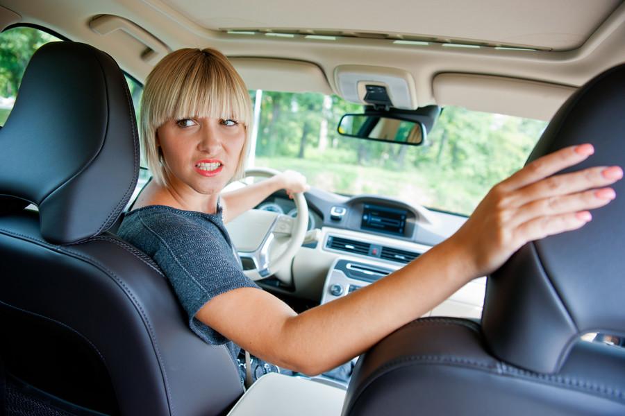 You can drive in reverse gear for an indefinite period. car moves in reverse gear