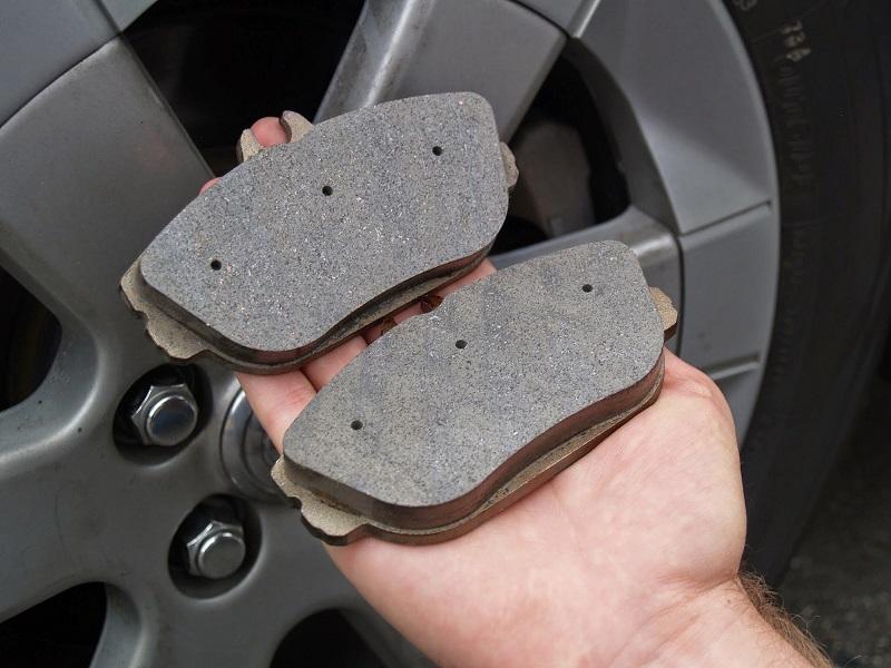 Used up brake pads cause squeaking noises. squeaking brakes