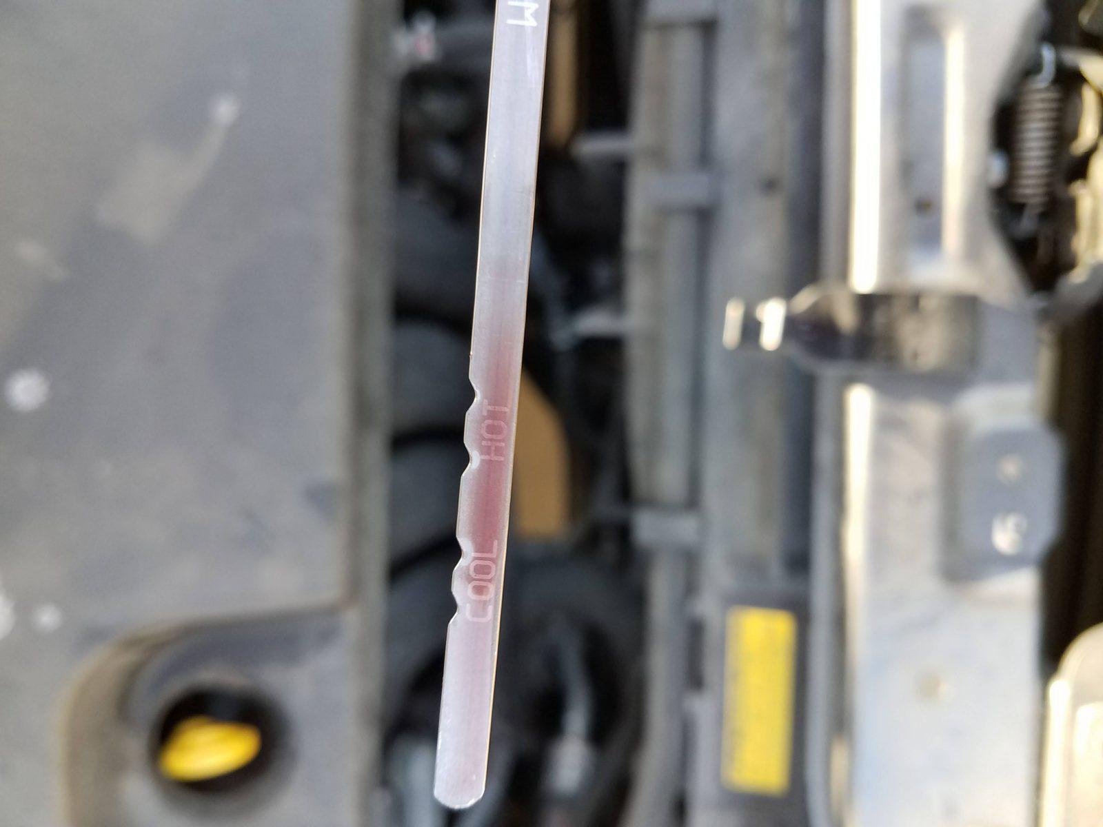 2011 nissan versa transmission dipstick