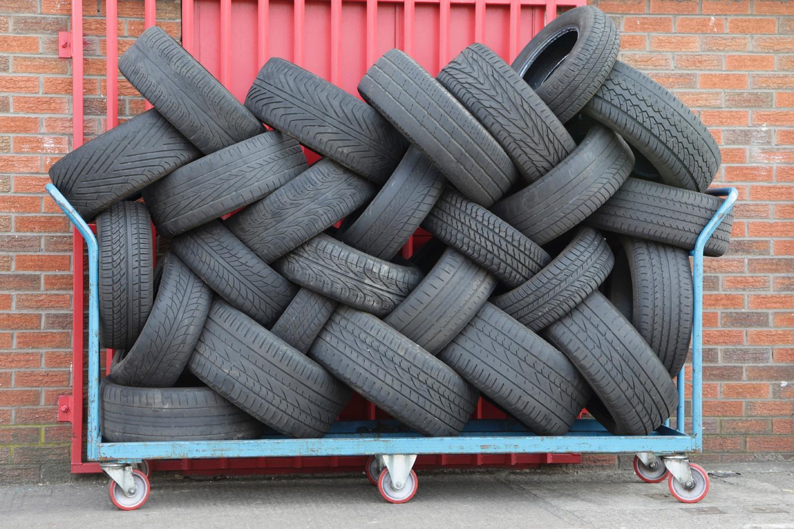 The tires have to have the same measurement. all wheel drive tire replacement rules