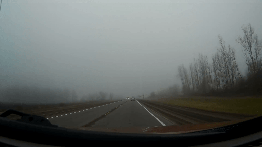 Driving in fog with Low Beams 