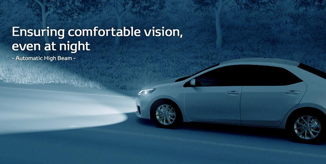 Automatic High Beams toyota safety features