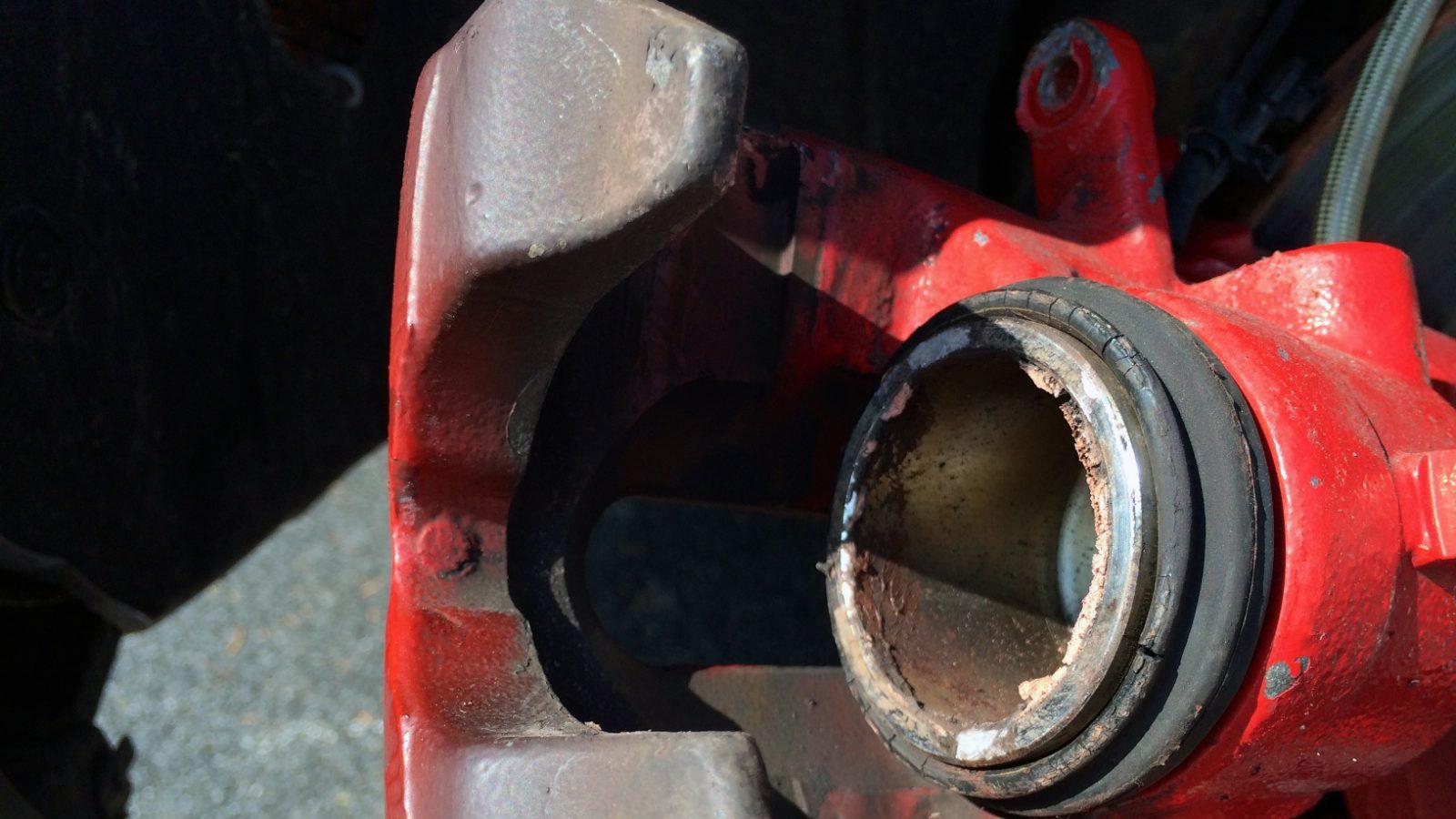 Damaged Brake Caliper what causes brakes to lock up