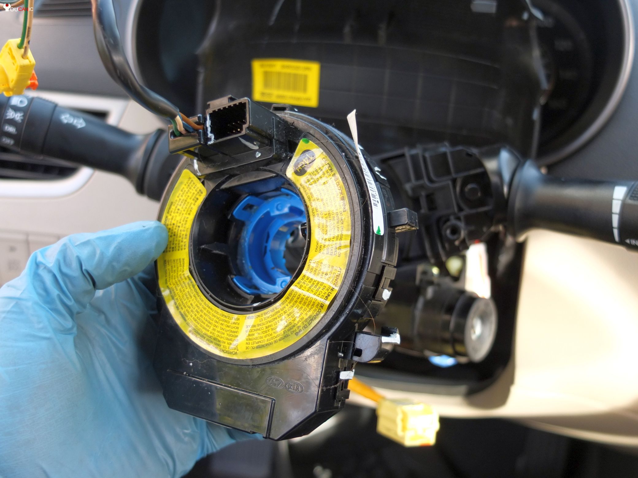 Fix the faulty airbag clock springs when airbag sensor goes bad car airbag clock springs