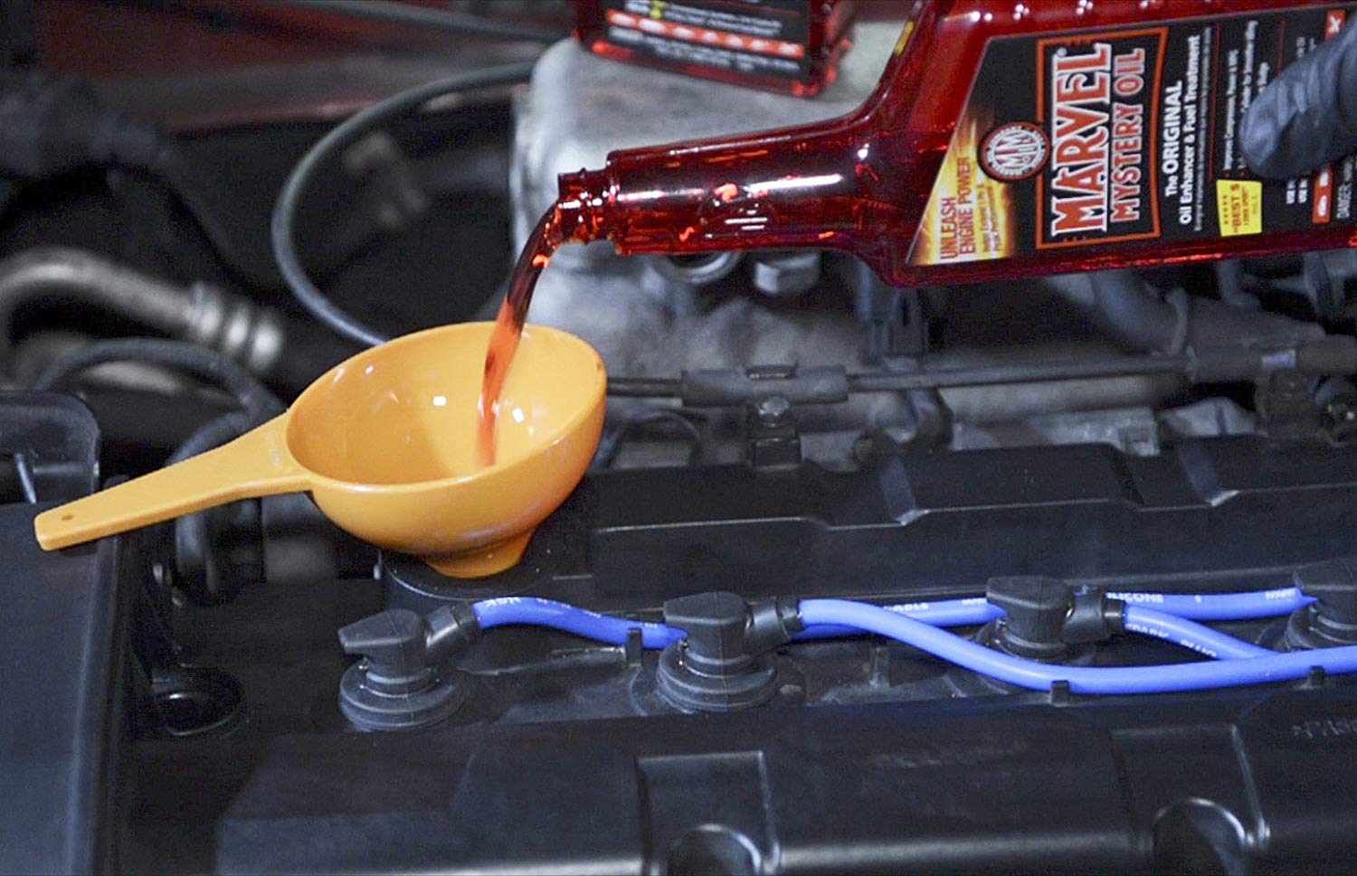 Mix this oil with engine oil or simply with the fuel Marvel Mystery Oil truly provides its value for money