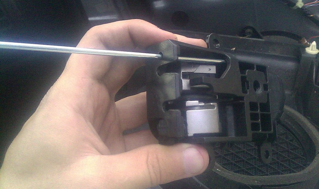 Make Sure to Replace Any Moisture When Replacing Car Door Locks Use Pliers to Transfer the New Car Door Lock