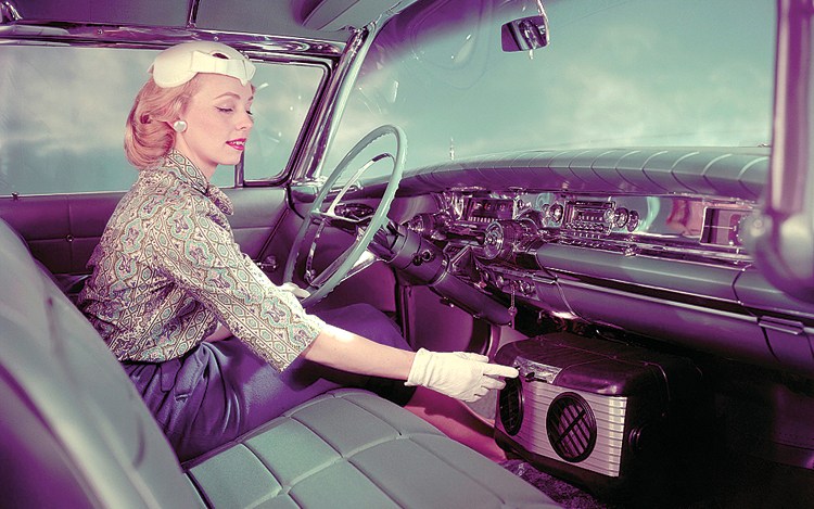 it took more than 40 years for the air con to be a common feature. first car with ac