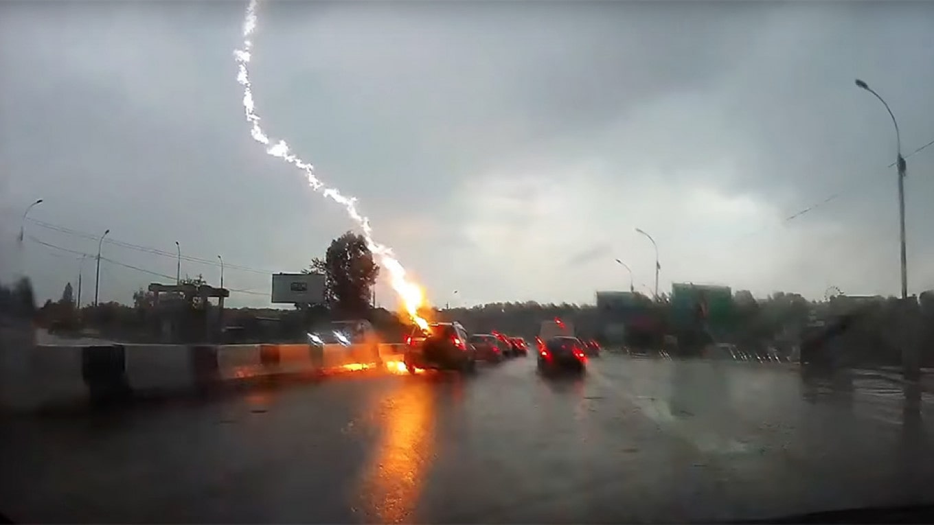 Vehicle Struck By Lightning VEHICLE UOI