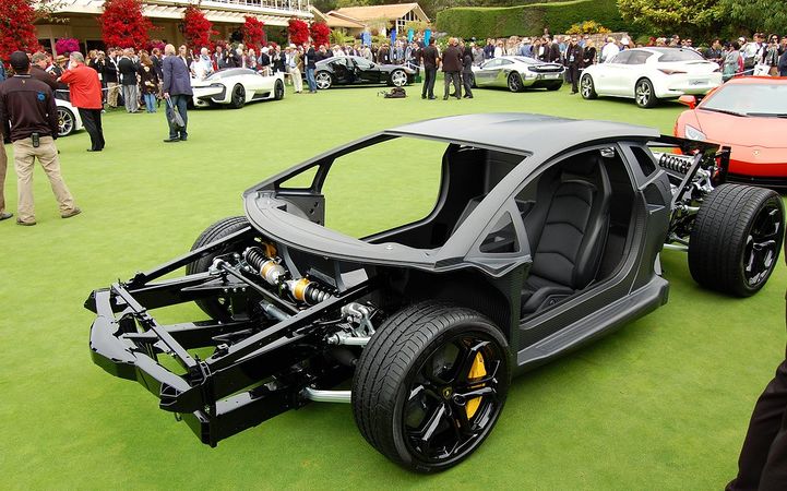 Lamborghini Aventador Unibody Structure body on frame vs unibody