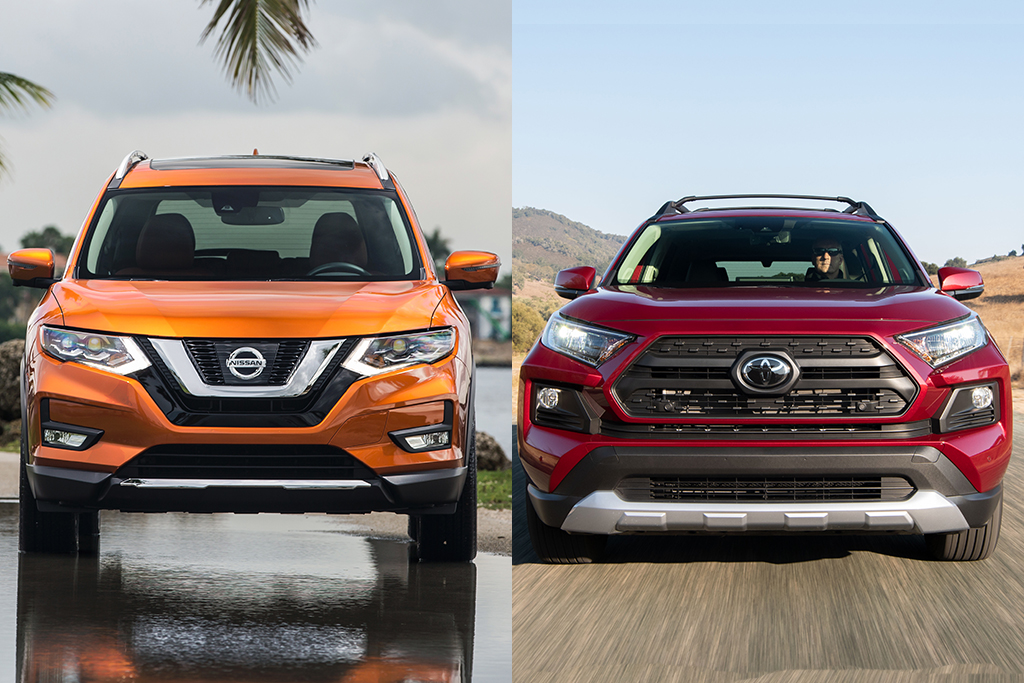 Nissan Rogue vs Toyota Rav4 The Crossover Battle CAR FROM JAPAN