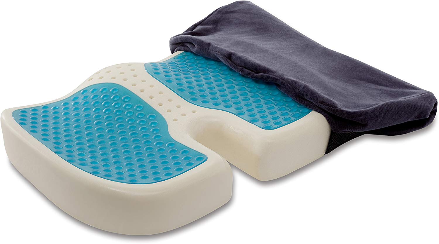 TravelMate Gel-Enhanced Memory Foam Seat Cushion seat cushions for cars