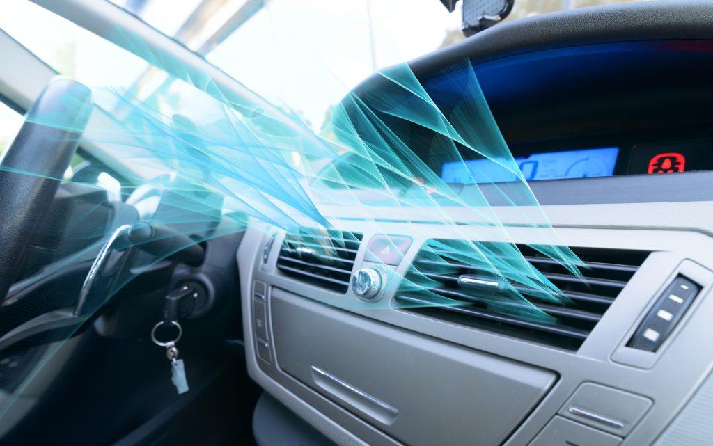 The AC System of the Car car ac