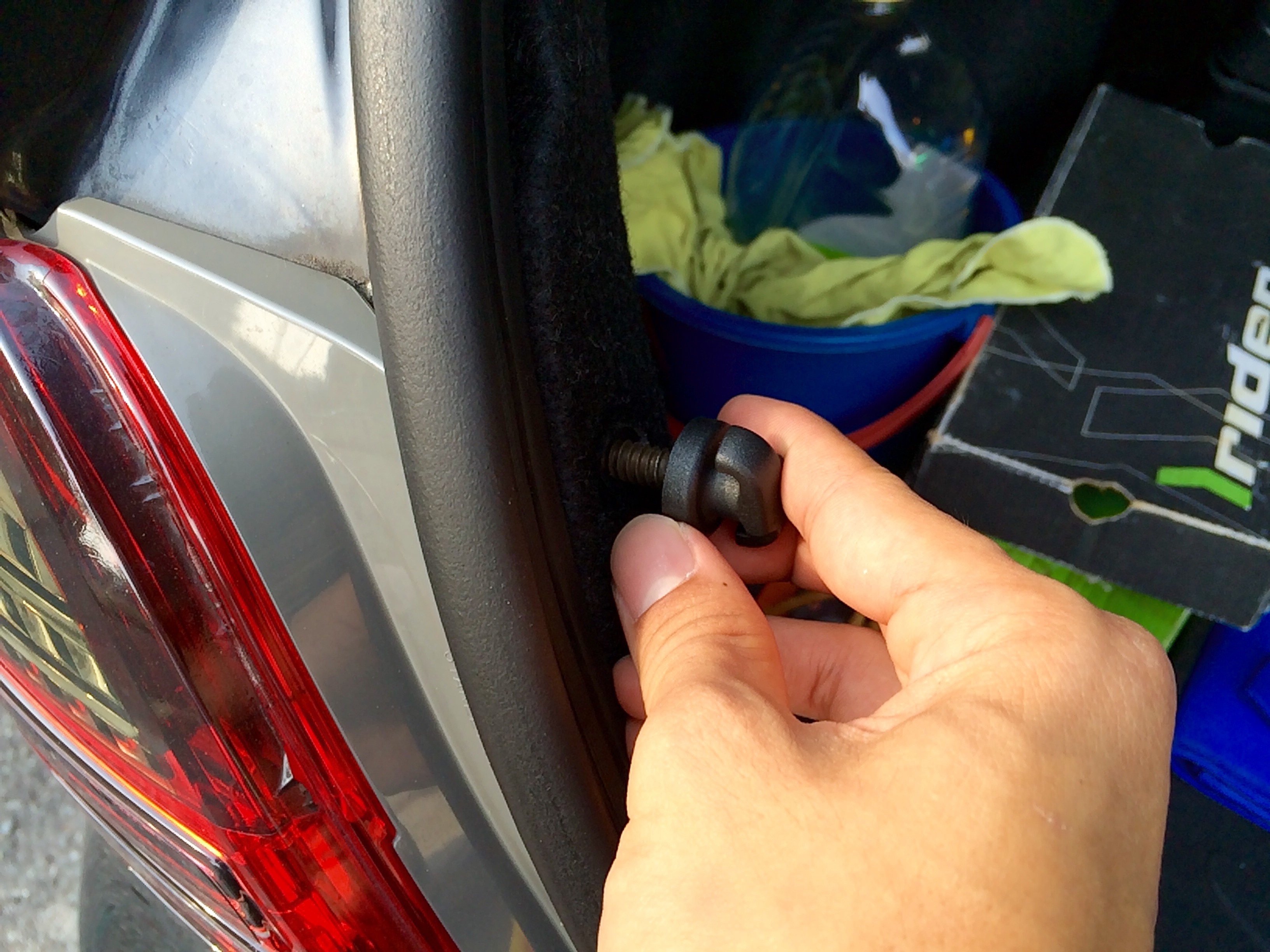 Removing Taillight Housing Unit Tail light replacement