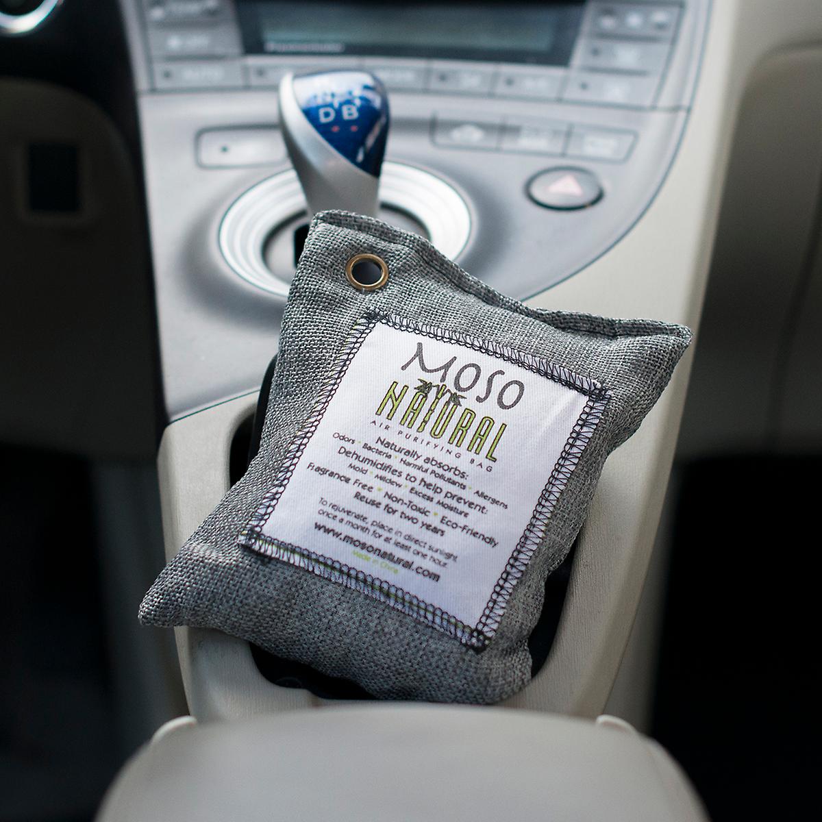 remove milk smell from car Bamboo charcoal