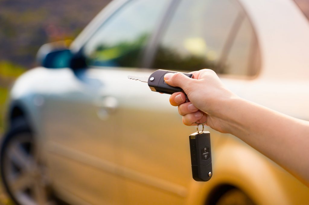 Car Key Installing Car Alarm