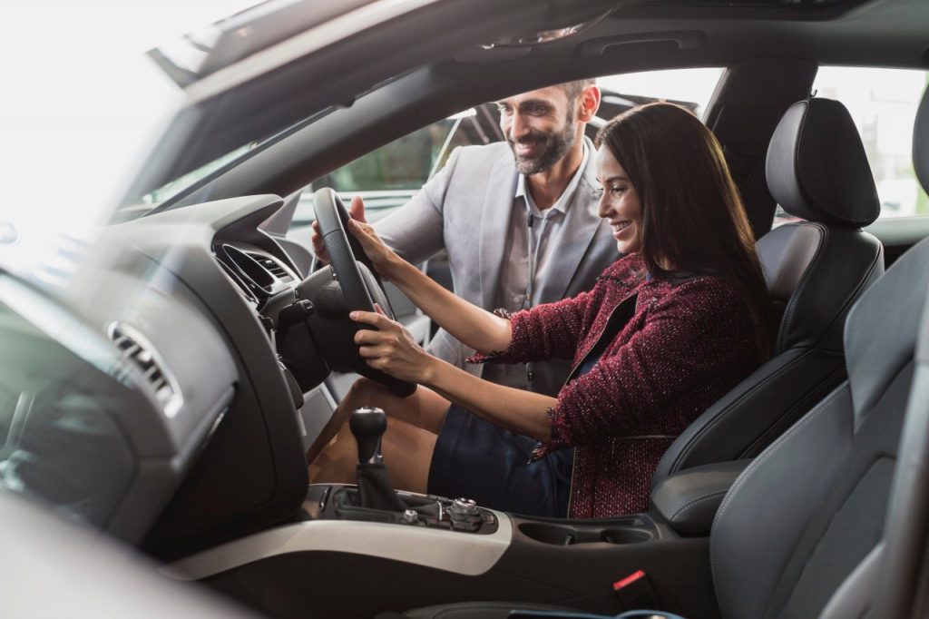 Girl Sitting in the Car What is displacement in cars
