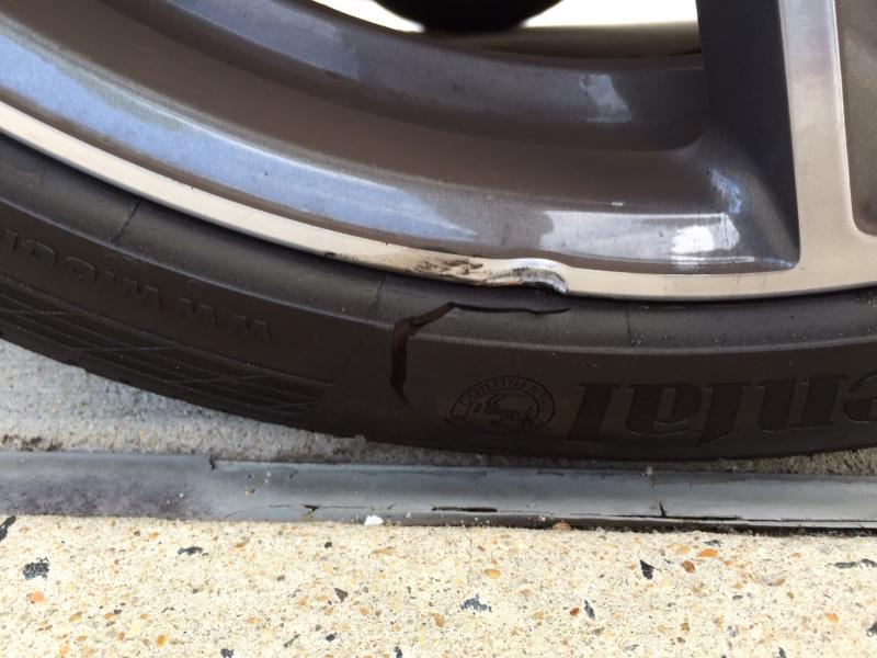 pothole damage to tire